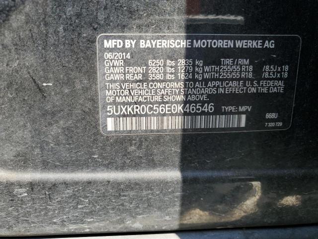 VIN 5UXKR0C56E0K46546 2014 BMW X5, Xdrive35I no.12