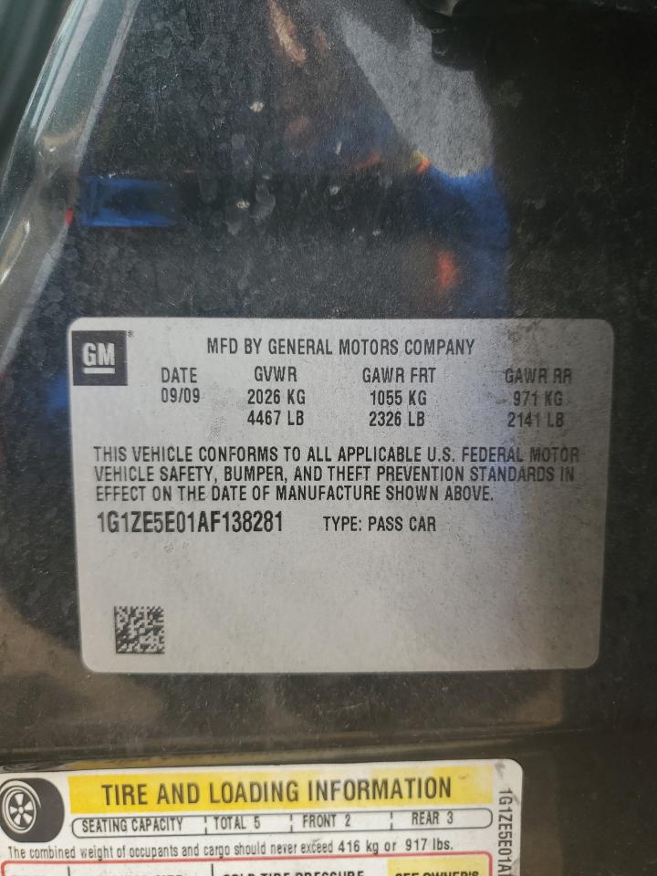 1G1ZE5E01AF138281 2010 Chevrolet Malibu Ltz