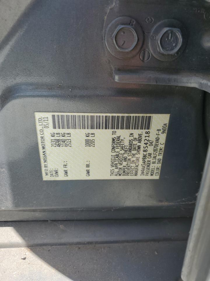 1N4AA5AP8BC854218 2011 Nissan Maxima S