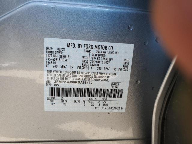 2024 FORD EDGE SEL - 2FMPK4J90RBA88472