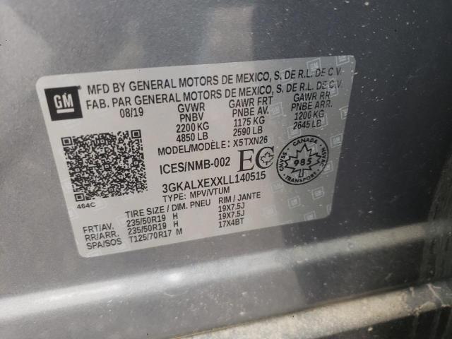 2020 GMC Terrain Denali VIN: 3GKALXEXXLL140515 Lot: 57750894