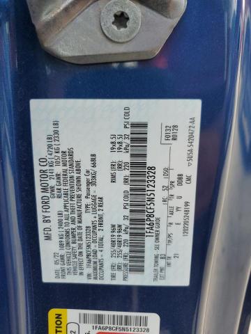 2022 Ford Mustang Gt VIN: 1FA6P8CF5N5123328 Lot: 58537784