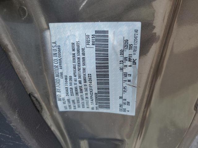 2001 Ford Mustang Gt VIN: 1FAFP42X31F162622 Lot: 57932624