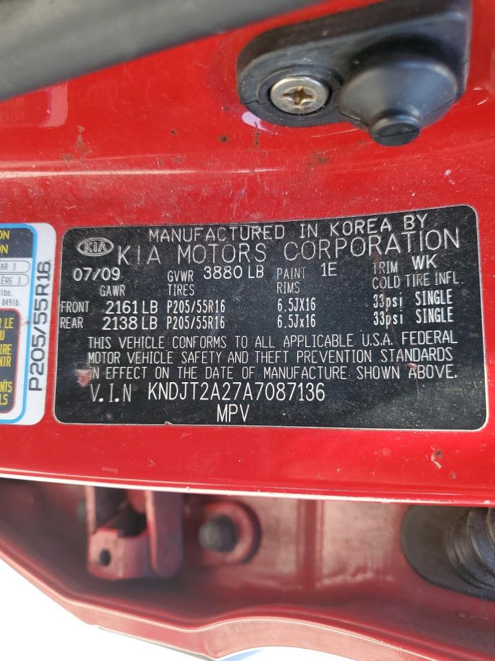 KNDJT2A27A7087136 2010 Kia Soul +