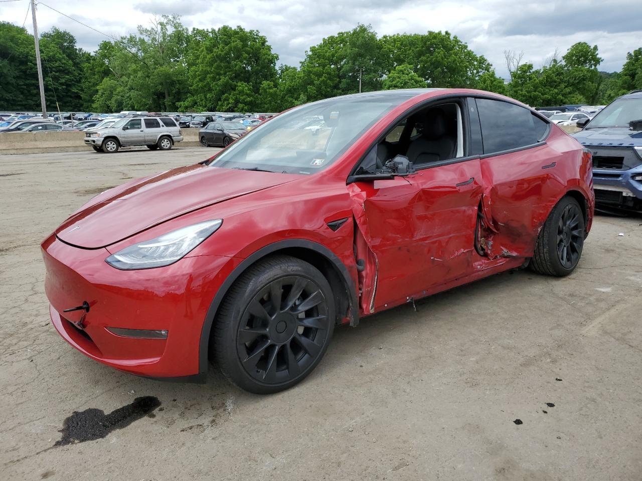 5YJYGDEE7MF185021 2021 Tesla Model Y