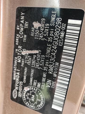 2016 Hyundai Tucson Limited VIN: KM8J3CA24GU080298 Lot: 58300124