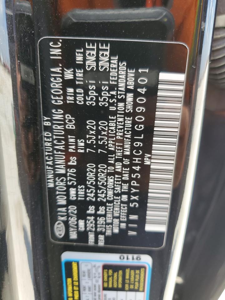 5XYP54HC9LG090401 2020 Kia Telluride Sx