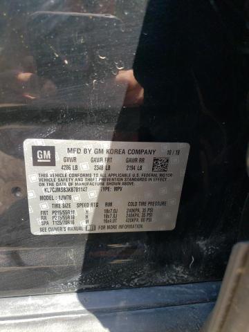 2019 CHEVROLET TRAX PREMI KL7CJMSB3KB781147