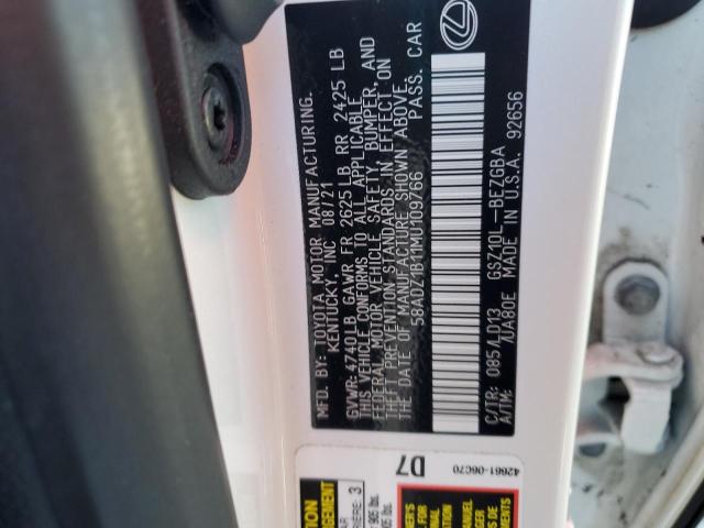 2021 Lexus Es 350 Base VIN: 58ADZ1B11MU109766 Lot: 60286074