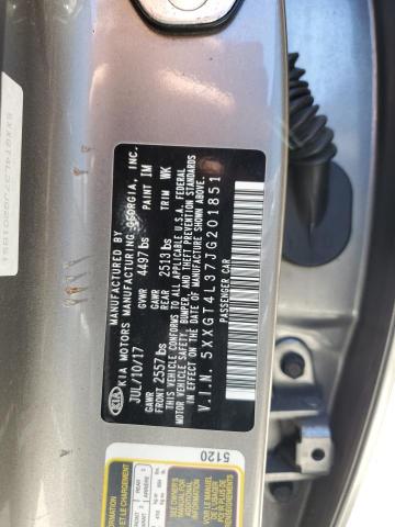 2018 Kia Optima Lx VIN: 5XXGT4L37JG201851 Lot: 55190414