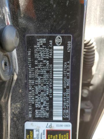 2015 TOYOTA CAMRY LE - 4T1BF1FK2FU044536