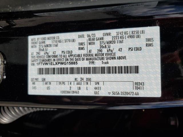 2023 FORD F150 LIGHT - 1FTVW1ELXPWG15885