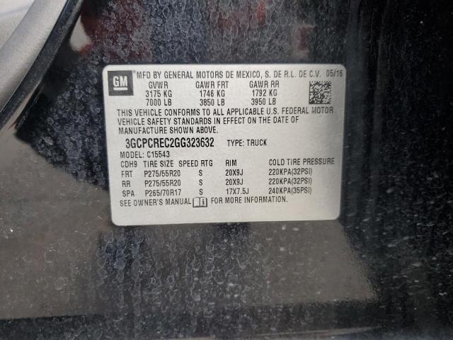 2016 CHEVROLET SILVERADO - 3GCPCREC2GG323632