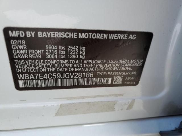 VIN WBA7E4C59JGV28186 2018 BMW 7 Series, 740 XI no.13