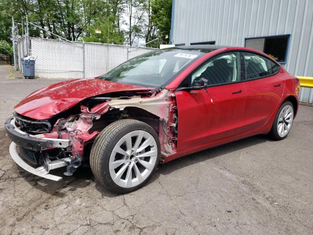 2022 Tesla Model 3 VIN: 5YJ3E1EA0NF304458 Lot: 57287674