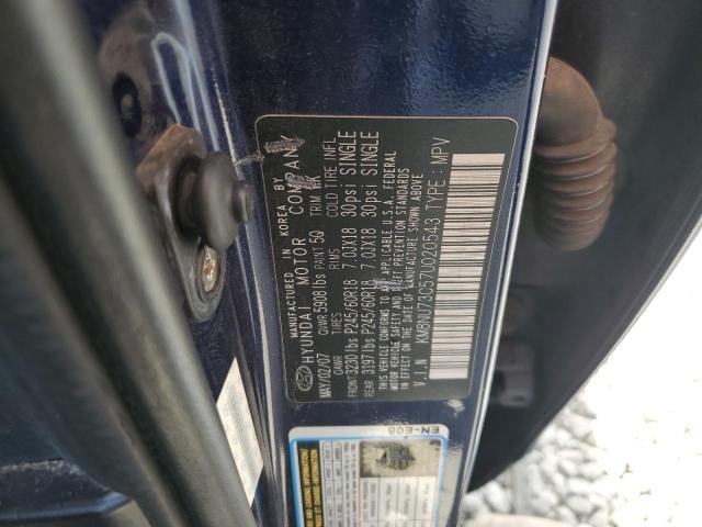 2007 Hyundai Veracruz Gls VIN: KM8NU73C57U020543 Lot: 59130774