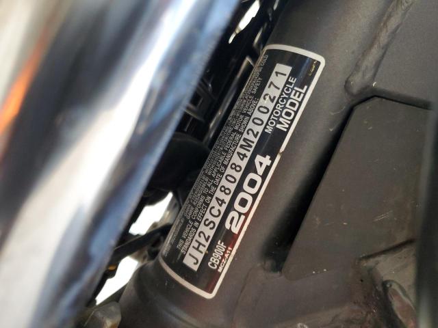 2004 HONDA CB900 F - JH2SC48084M200271