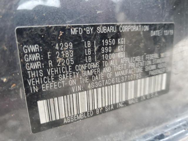 2020 Subaru Impreza Premium VIN: 4S3GTAD61L3710795 Lot: 57625964