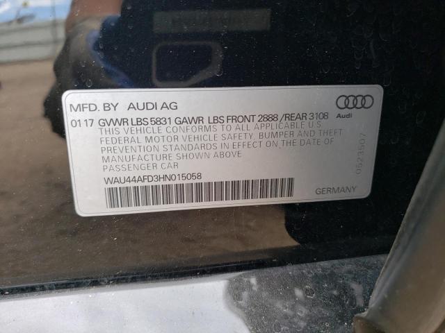 2017 AUDI A8 L QUATT - WAU44AFD3HN015058