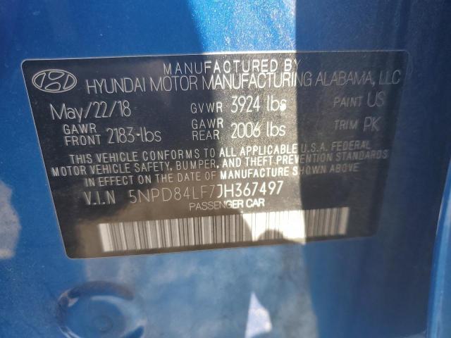 2018 HYUNDAI ELANTRA SE - 5NPD84LF7JH367497