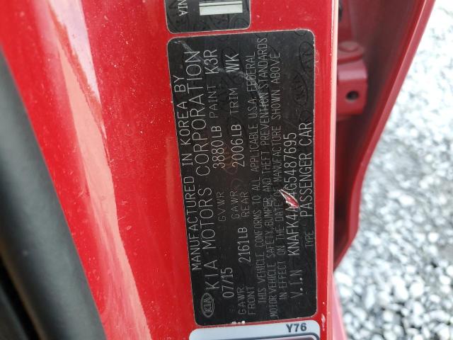 2016 Kia Forte Lx VIN: KNAFK4A64G5487695 Lot: 58045794