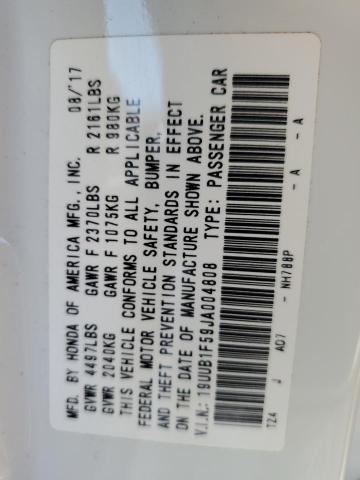 2018 Acura Tlx Tech VIN: 19UUB1F59JA004808 Lot: 59515334