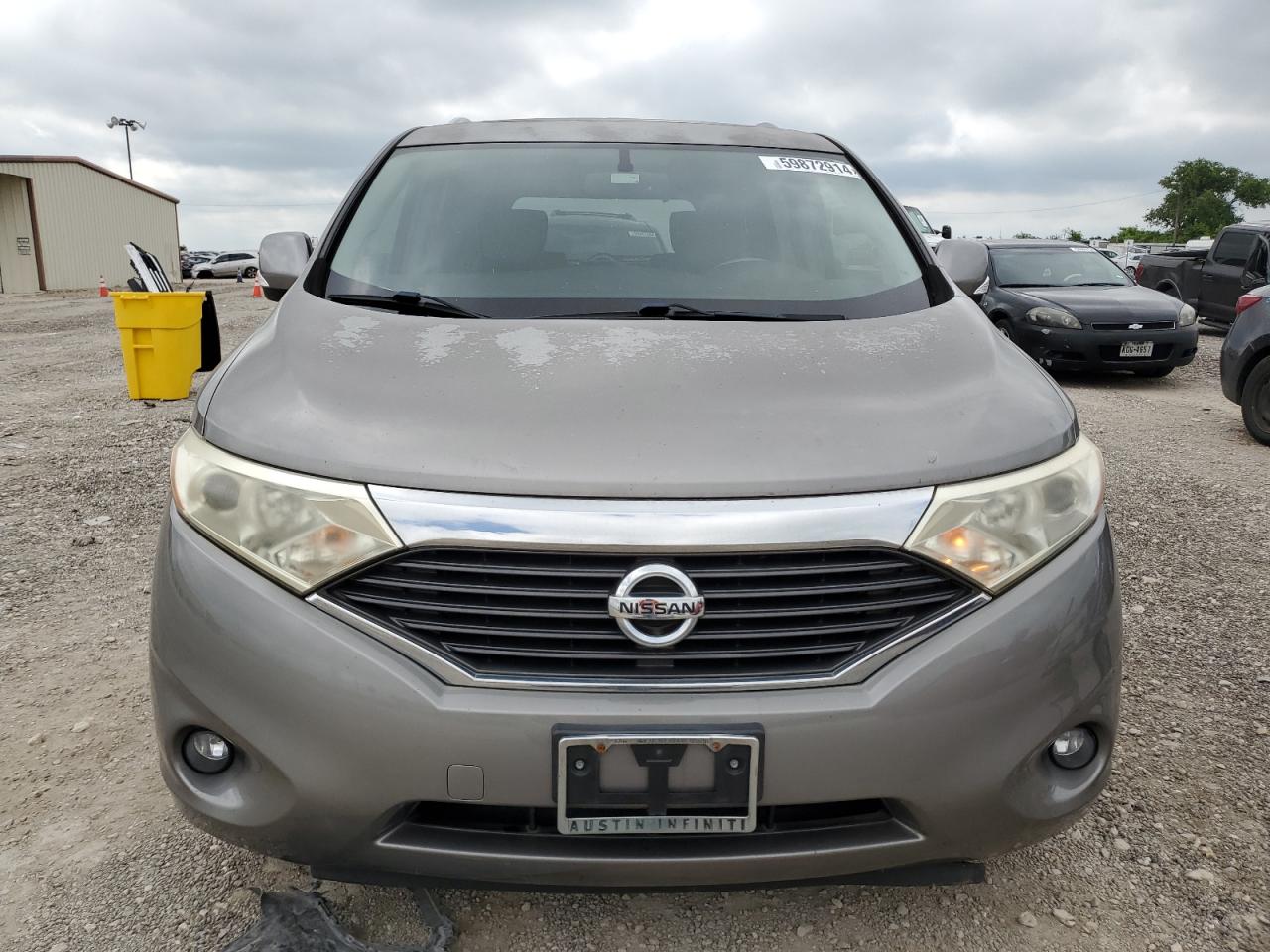 2012 Nissan Quest S vin: JN8AE2KP3C9040251