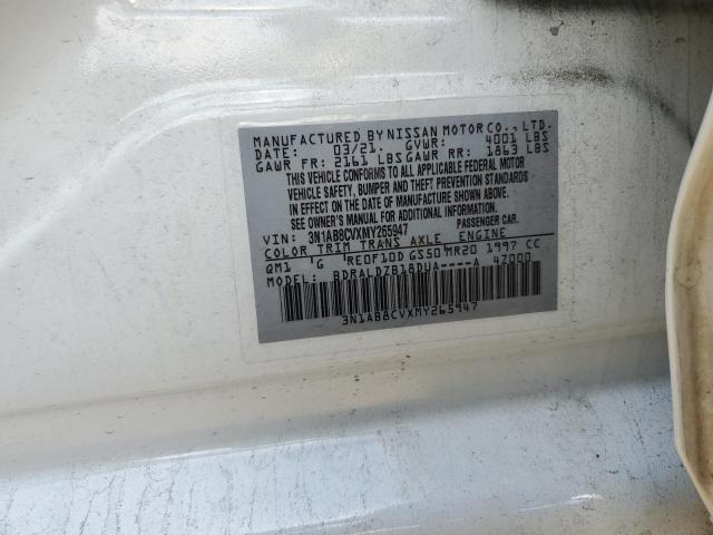2021 Nissan Sentra Sv VIN: 3N1AB8CVXMY265947 Lot: 56443384