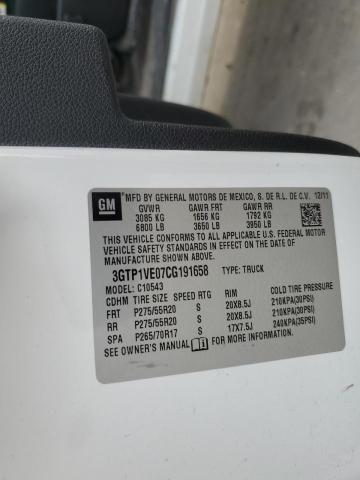 2012 GMC Sierra C1500 Sle VIN: 3GTP1VE07CG191658 Lot: 56733944