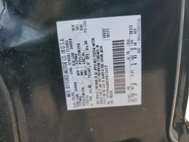 2003 Ford Ranger Super Cab VIN: 1FTYR44E83PB12417 Lot: 59363714