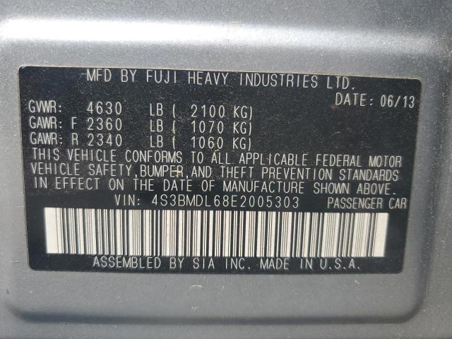 2014 Subaru Legacy 3.6R Limited VIN: 4S3BMDL68E2005303 Lot: 60094034