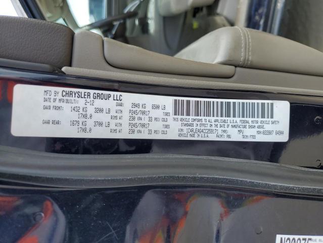 2012 Jeep Grand Cherokee Laredo VIN: 1C4RJEAG4CC259171 Lot: 59919664