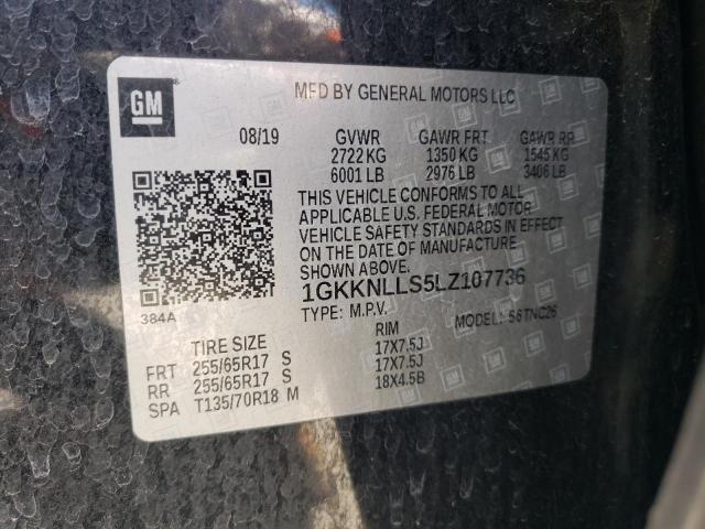 2020 GMC Acadia At4 VIN: 1GKKNLLS5LZ107736 Lot: 60480084