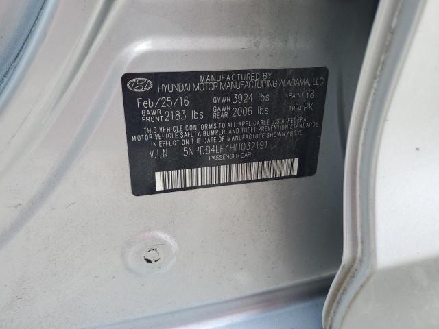 2017 HYUNDAI ELANTRA SE - 5NPD84LF4HH032191