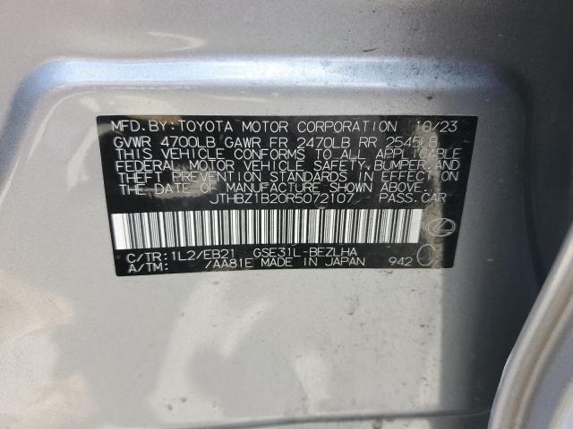 2024 Lexus Is 350 F Sport Design VIN: JTHBZ1B20R5072107 Lot: 60707814