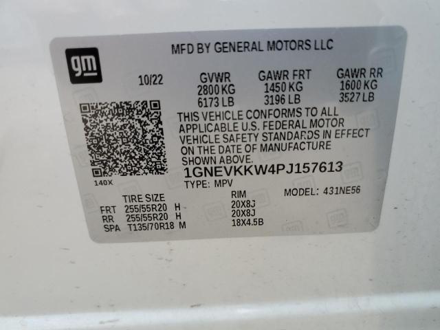 2023 CHEVROLET TRAVERSE P 1GNEVKKW4PJ157613