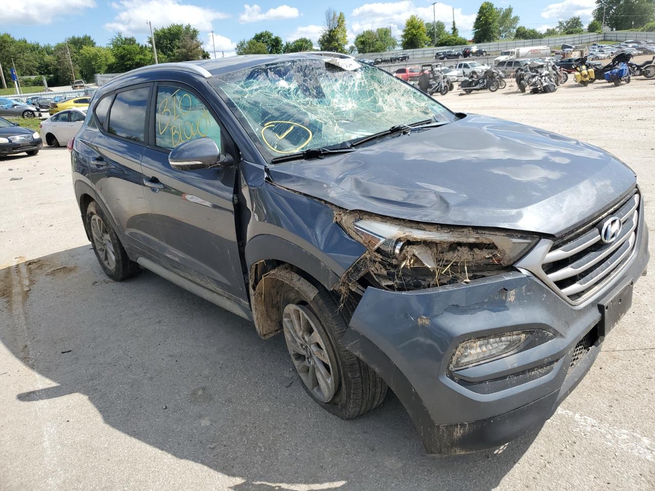 2017 Hyundai Tucson Limited vin: KM8J33A45HU434025