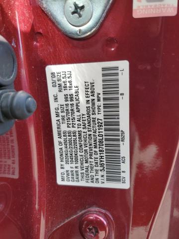 2008 Honda Element Ex VIN: 5J6YH18708L011927 Lot: 58577744