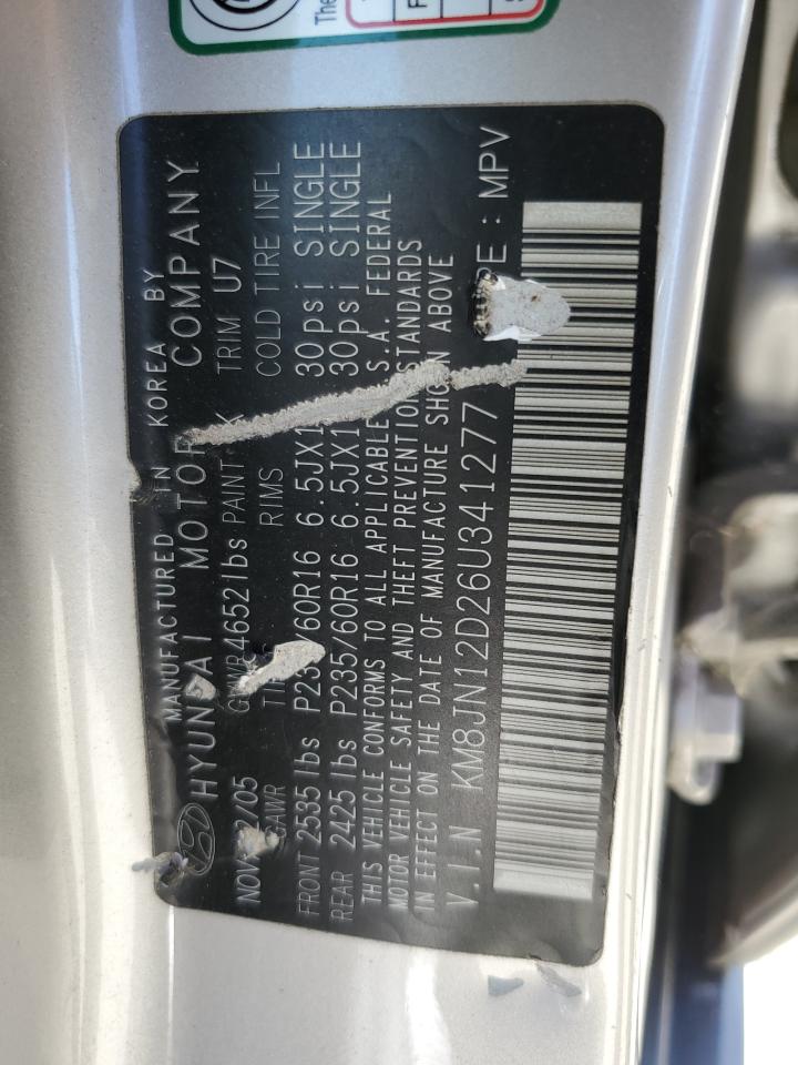 KM8JN12D26U341277 2006 Hyundai Tucson Gls