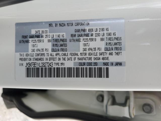 2020 Mazda Cx-5 Signature VIN: JM3KFBEYXL0827243 Lot: 59977674