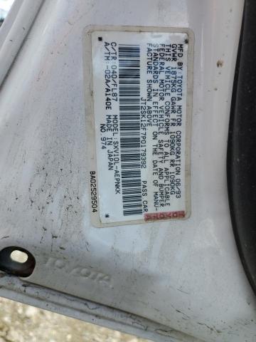 1993 Toyota Camry Le VIN: JT2SK12F7P0179392 Lot: 57725984