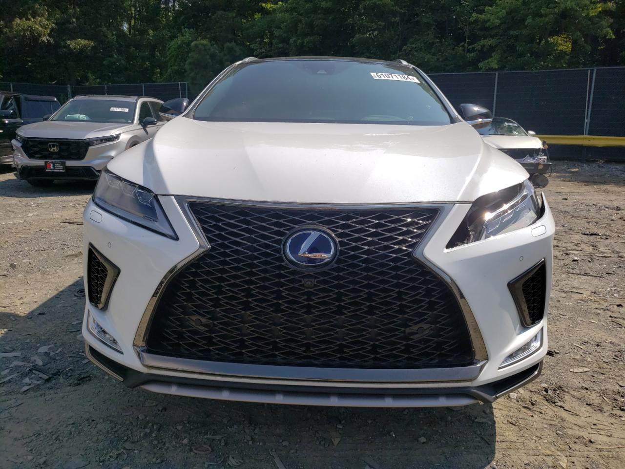 2022 Lexus Rx 450H F-Sport vin: 2T2YGMDA2NC077938