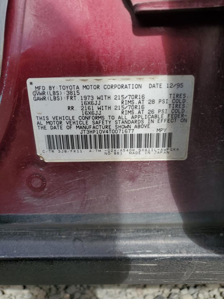 JT3HP10V4T0071677 1996 Toyota Rav4