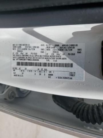 2021 Ford F250 Super Duty VIN: 1FT8W2BT7MEC89696 Lot: 58309874