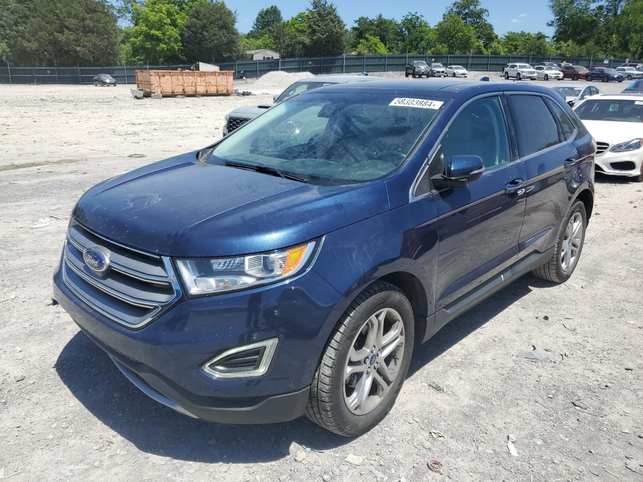 2017 Ford Edge Titanium vin: 2FMPK3K99HBC28588