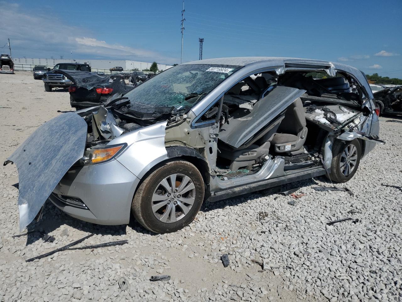 5FNRL5H46EB090508 2014 Honda Odyssey Ex