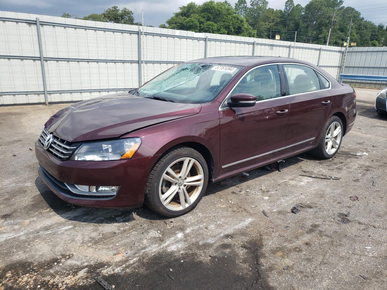 2013 Volkswagen Passat Sel vin: 1VWCN7A35DC149800