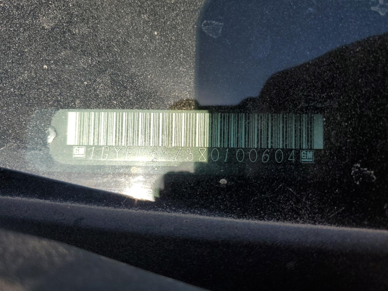 1GYEE637380100604 2008 Cadillac Srx