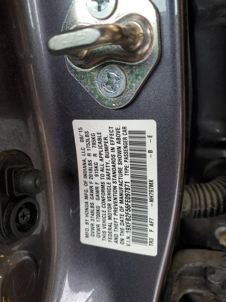 19XFB2F56FE097871 2015 Honda Civic Lx 19XFB2F56FE097871 2015 Honda Civic Lx