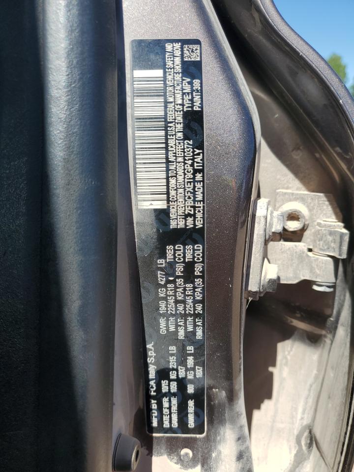 ZFBCFXET9GP410372 2016 Fiat 500X Trekking Plus